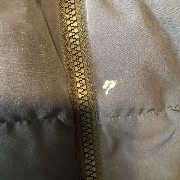 Guess Mens Navy Blue Black Winter Puffer Long Sleeve Jacket Coat XL - Picture 6 of 8